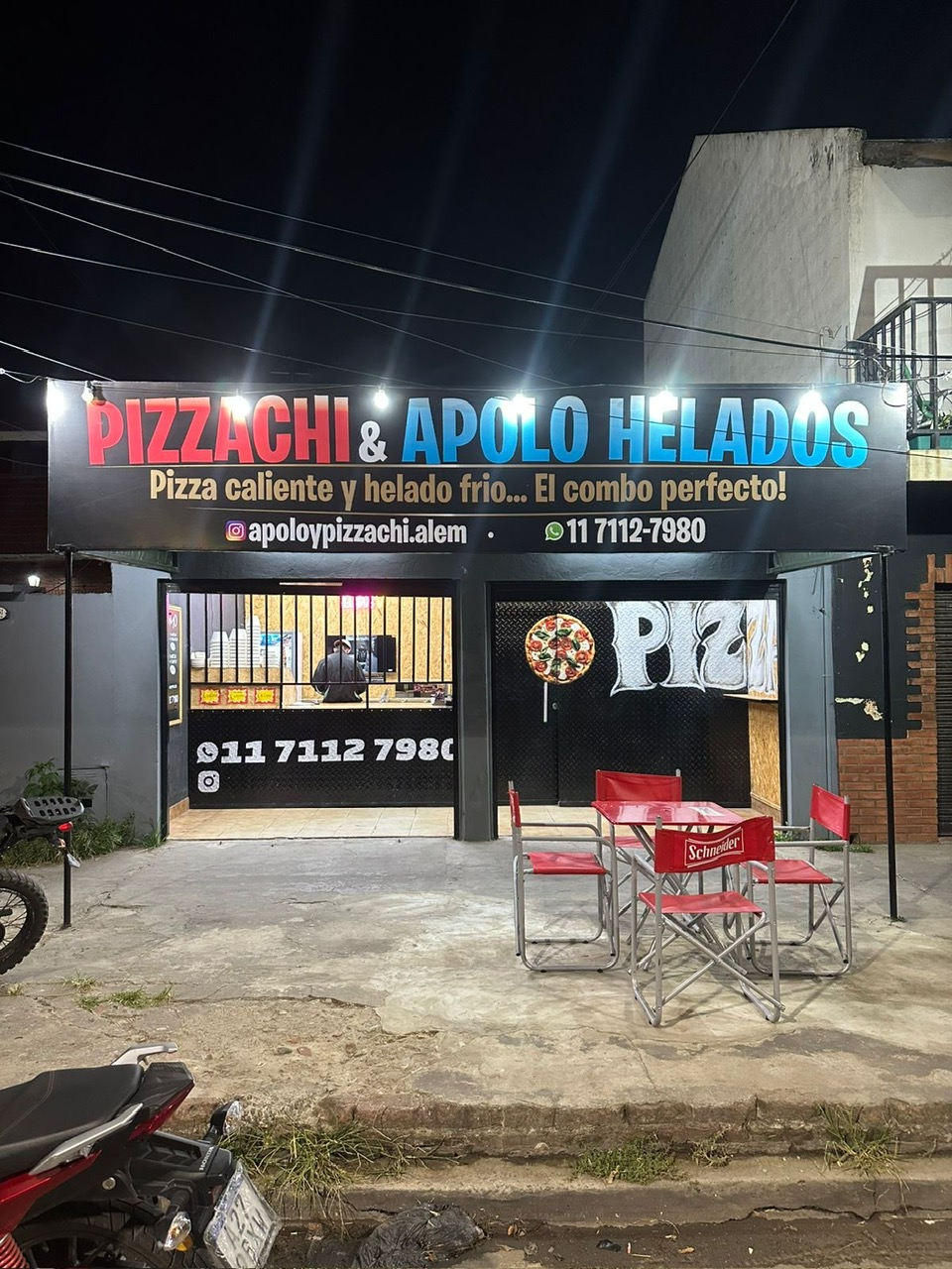 Pizzachi y Apolo Helados